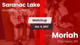 Matchup: Saranac Lake High vs. Moriah  2017