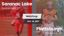 Matchup: Saranac Lake High vs. Plattsburgh  2017