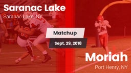 Matchup: Saranac Lake High vs. Moriah  2018