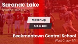 Matchup: Saranac Lake High vs. Beekmantown Central School 2018