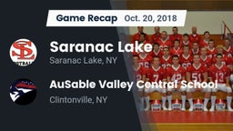 Recap: Saranac Lake  vs. AuSable Valley Central School 2018