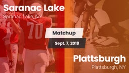 Matchup: Saranac Lake High vs. Plattsburgh  2019