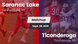 Matchup: Saranac Lake High vs. Ticonderoga  2019