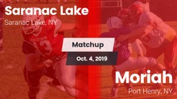 Matchup: Saranac Lake High vs. Moriah  2019