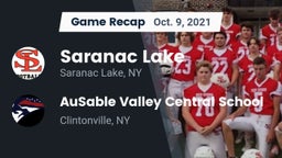 Recap: Saranac Lake  vs. AuSable Valley Central School 2021