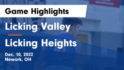 Licking Valley  vs Licking Heights  Game Highlights - Dec. 10, 2022