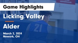 Licking Valley  vs Alder  Game Highlights - March 2, 2024