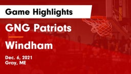 GNG Patriots vs Windham  Game Highlights - Dec. 6, 2021