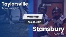 Matchup: Taylorsville High vs. Stansbury  2017