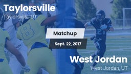 Matchup: Taylorsville High vs. West Jordan  2017