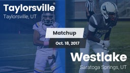 Matchup: Taylorsville High vs. Westlake  2017