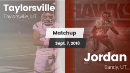 Matchup: Taylorsville High vs. Jordan  2018
