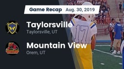 Recap: Taylorsville  vs. Mountain View  2019