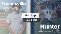 Matchup: Taylorsville High vs. Hunter  2019