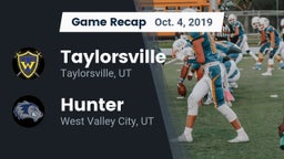 Recap: Taylorsville  vs. Hunter  2019