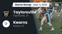 Recap: Taylorsville  vs. Kearns  2020