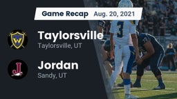 Recap: Taylorsville  vs. Jordan  2021