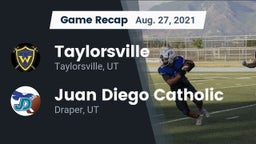 Recap: Taylorsville  vs. Juan Diego Catholic  2021