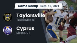 Recap: Taylorsville  vs. Cyprus  2021