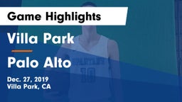 Villa Park  vs Palo Alto  Game Highlights - Dec. 27, 2019