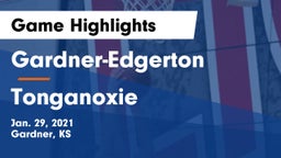 Gardner-Edgerton  vs Tonganoxie  Game Highlights - Jan. 29, 2021
