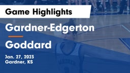 Gardner-Edgerton  vs Goddard  Game Highlights - Jan. 27, 2023