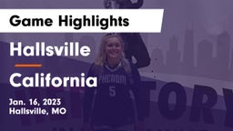 Hallsville  vs California  Game Highlights - Jan. 16, 2023
