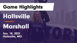 Hallsville  vs Marshall  Game Highlights - Jan. 18, 2023