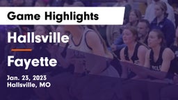 Hallsville  vs Fayette  Game Highlights - Jan. 23, 2023