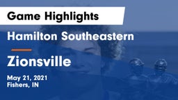 Hamilton Southeastern  vs Zionsville  Game Highlights - May 21, 2021