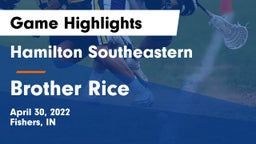 Hamilton Southeastern  vs Brother Rice Game Highlights - April 30, 2022