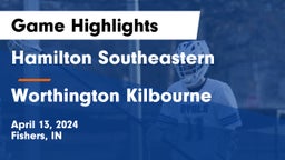 Hamilton Southeastern  vs Worthington Kilbourne  Game Highlights - April 13, 2024
