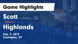 Scott  vs Highlands Game Highlights - Feb. 9, 2019