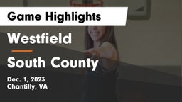 Westfield  vs South County  Game Highlights - Dec. 1, 2023