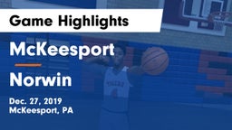 McKeesport  vs Norwin  Game Highlights - Dec. 27, 2019