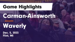  Carman-Ainsworth   vs Waverly Game Highlights - Dec. 5, 2023