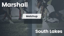 Matchup: Marshall  vs. South Lakes  2016