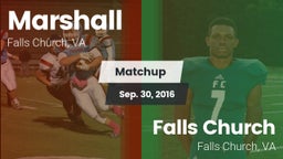 Matchup: Marshall  vs. Falls Church  2016
