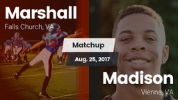 Matchup: Marshall  vs. Madison  2017