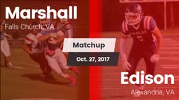 Matchup: Marshall  vs. Edison  2017