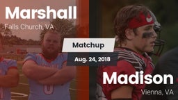 Matchup: Marshall  vs. Madison  2018