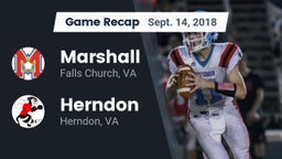 Recap: Marshall  vs. Herndon  2018