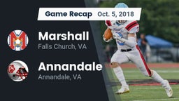 Recap: Marshall  vs. Annandale  2018