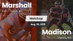 Matchup: Marshall  vs. Madison  2019