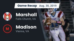 Recap: Marshall  vs. Madison  2019