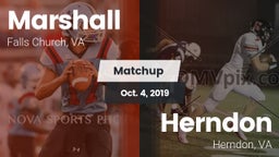 Matchup: Marshall  vs. Herndon  2019