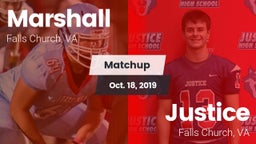 Matchup: Marshall  vs. Justice  2019