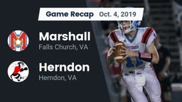 Recap: Marshall  vs. Herndon  2019