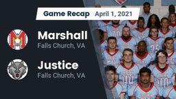 Recap: Marshall  vs. Justice  2021