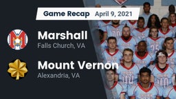 Recap: Marshall  vs. Mount Vernon   2021